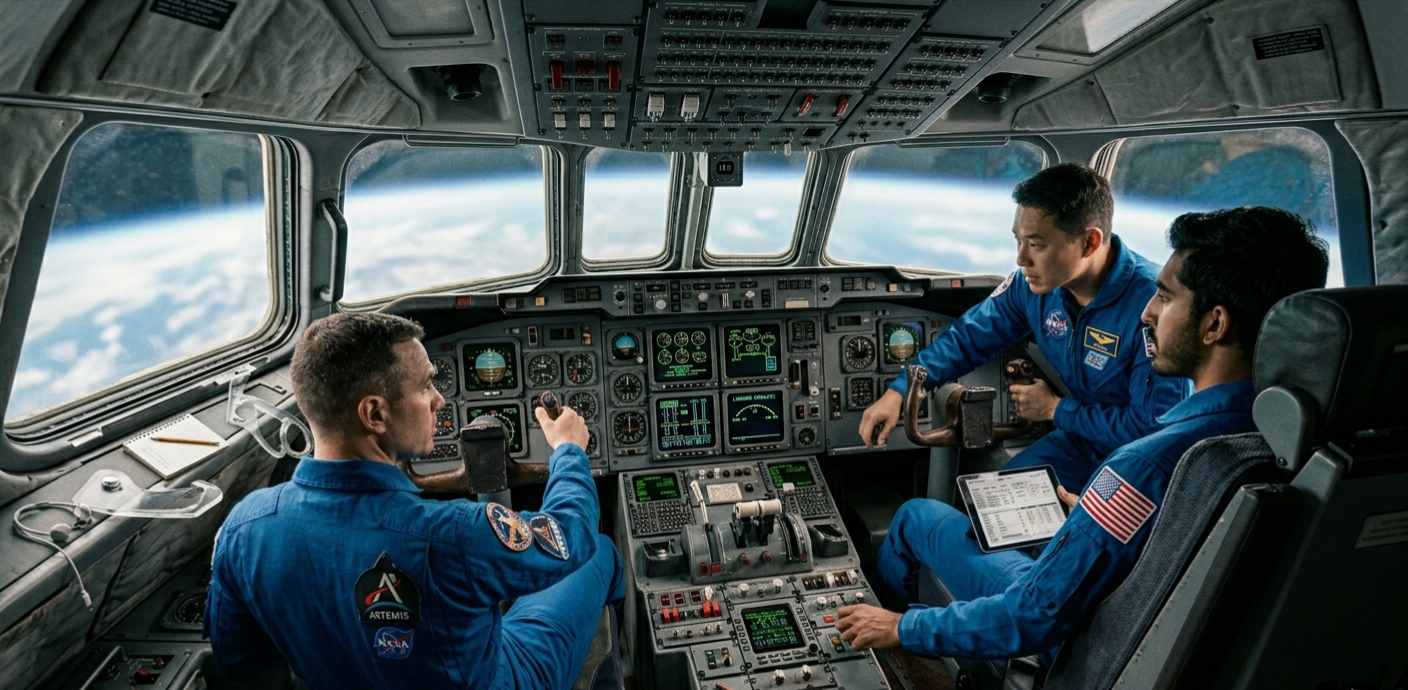 Astronauts share return shock