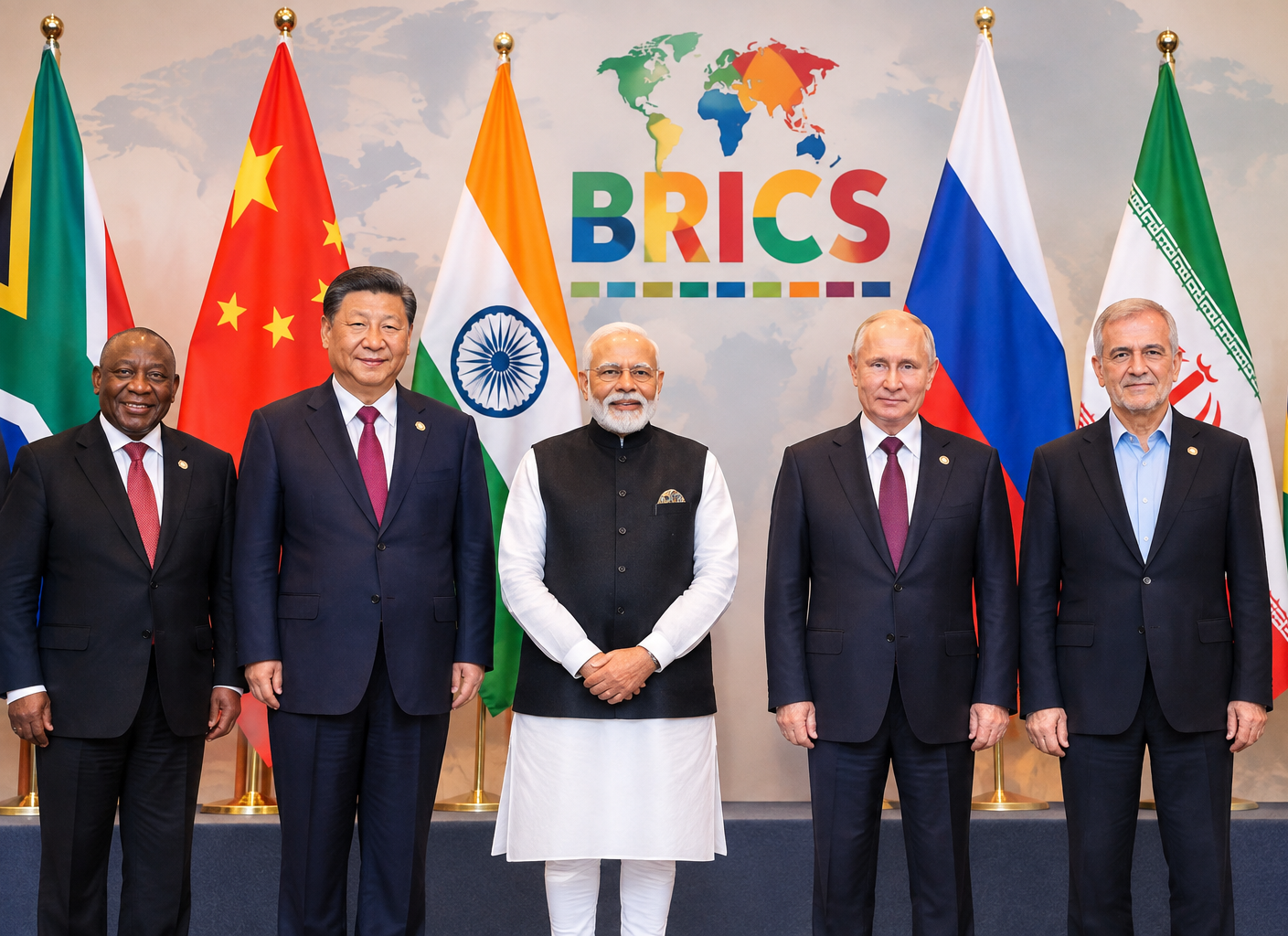 BRICS Leaders Call for Middle East Restraint and Protection of Global Trade
