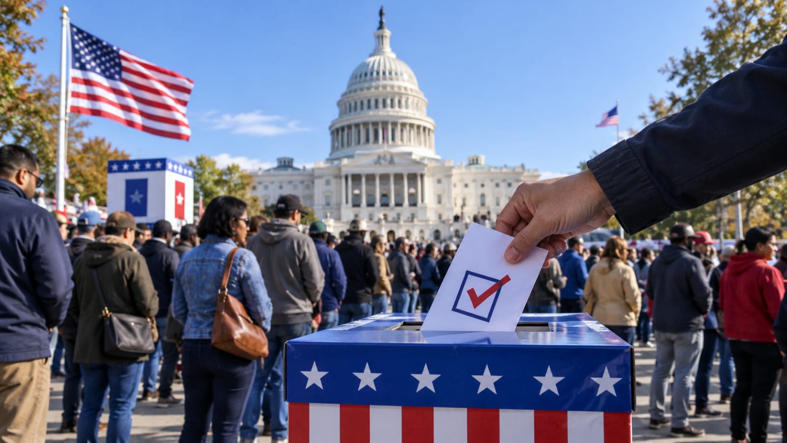 Democrats Lead National Polls as US Midterm Election Campaign Enters Final Days