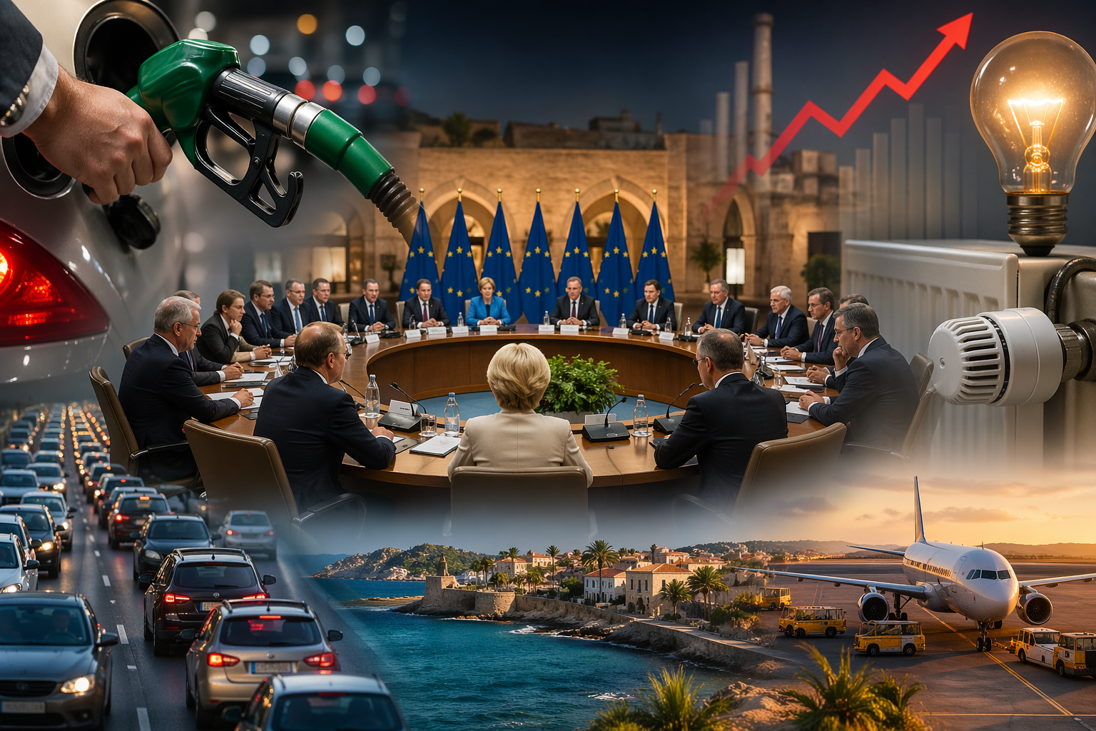 EU Leaders Meet as Fuel Prices Rise Across Europe