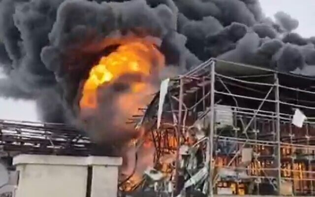 Iran Strikes Industrial Zone in Southern Israel