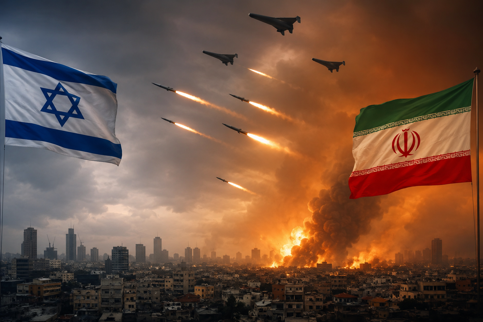 Iran Strikes Israel After Beirut Attack as Fears of Wider Conflict Grow