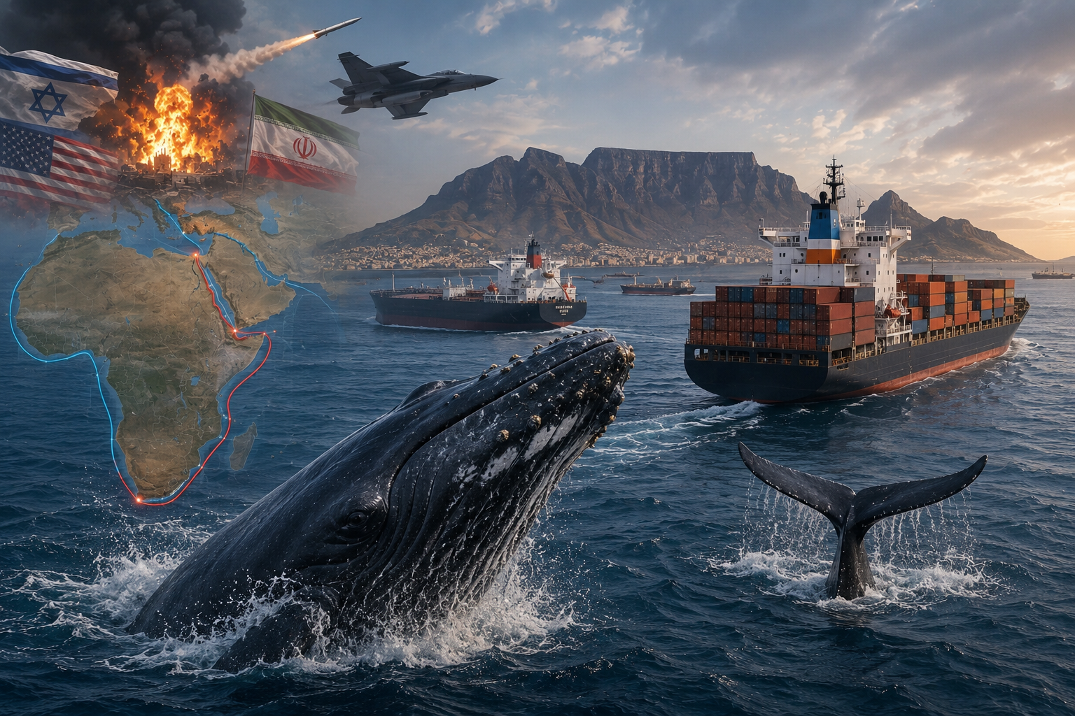 Iran War Raises Danger for Whales Near South Africa