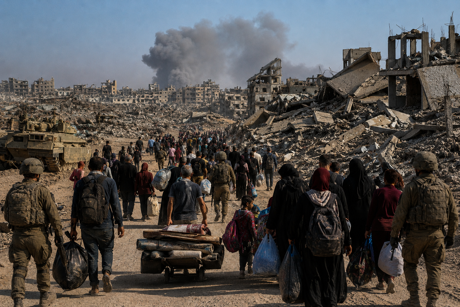 Israel Expands Military Zone in Gaza as Humanitarian Crisis Deepens