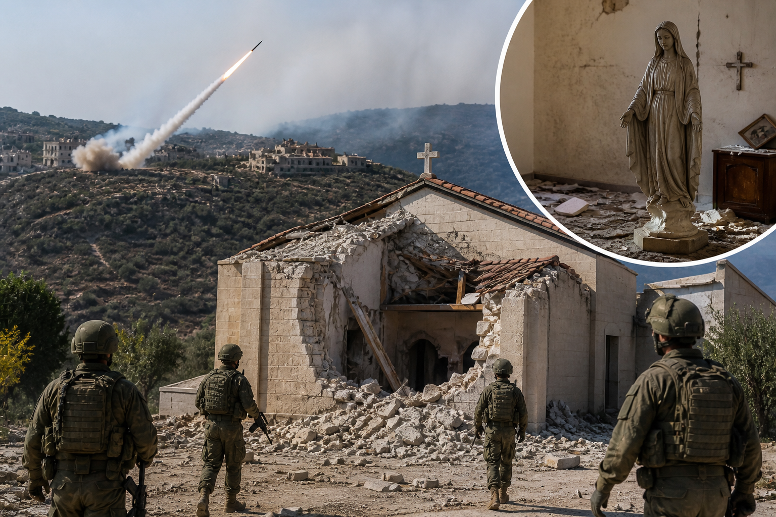 Israeli Army Says Religious Building Damaged in Lebanon