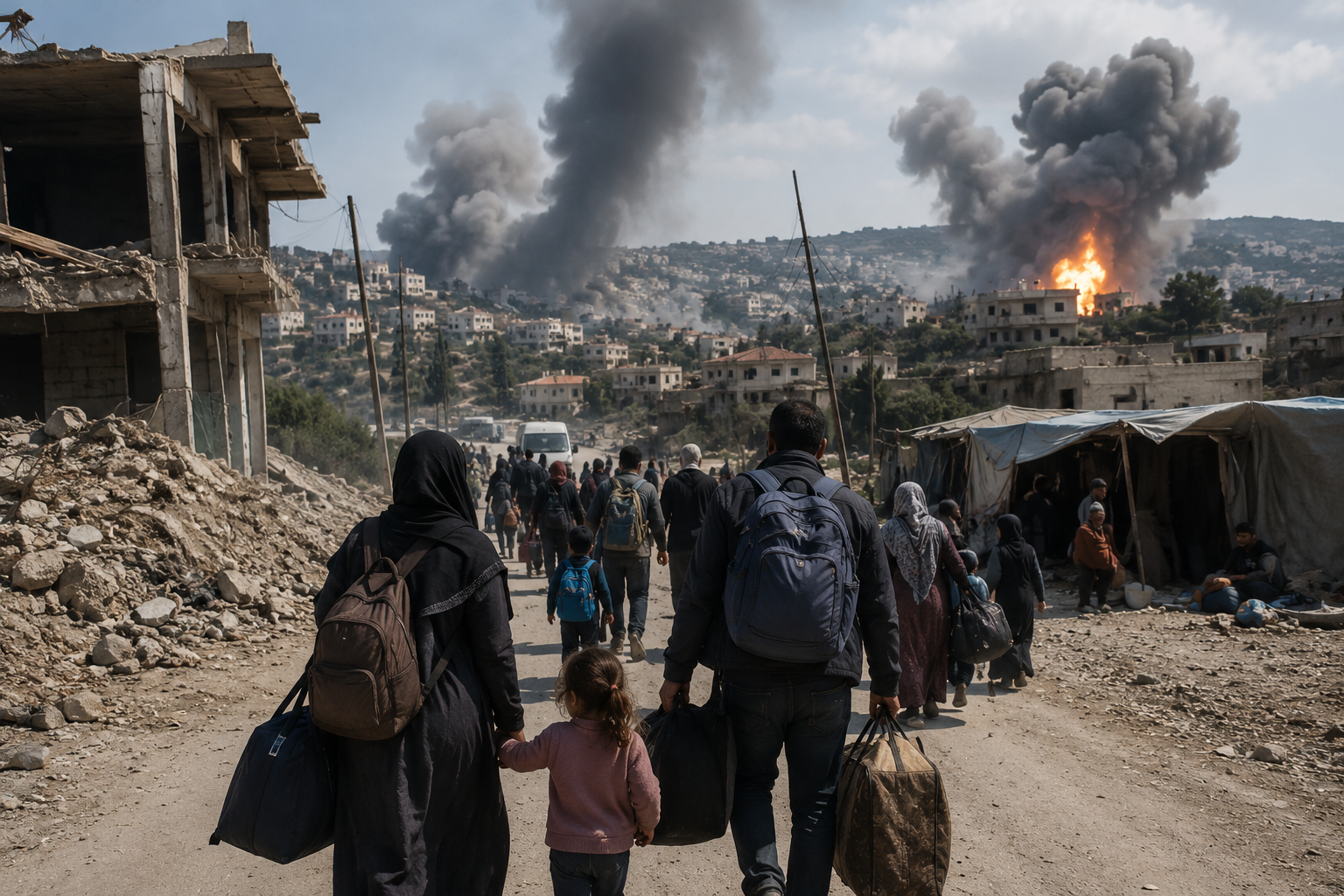 Israeli Attacks Push Southern Lebanon Toward Major Humanitarian Crisis