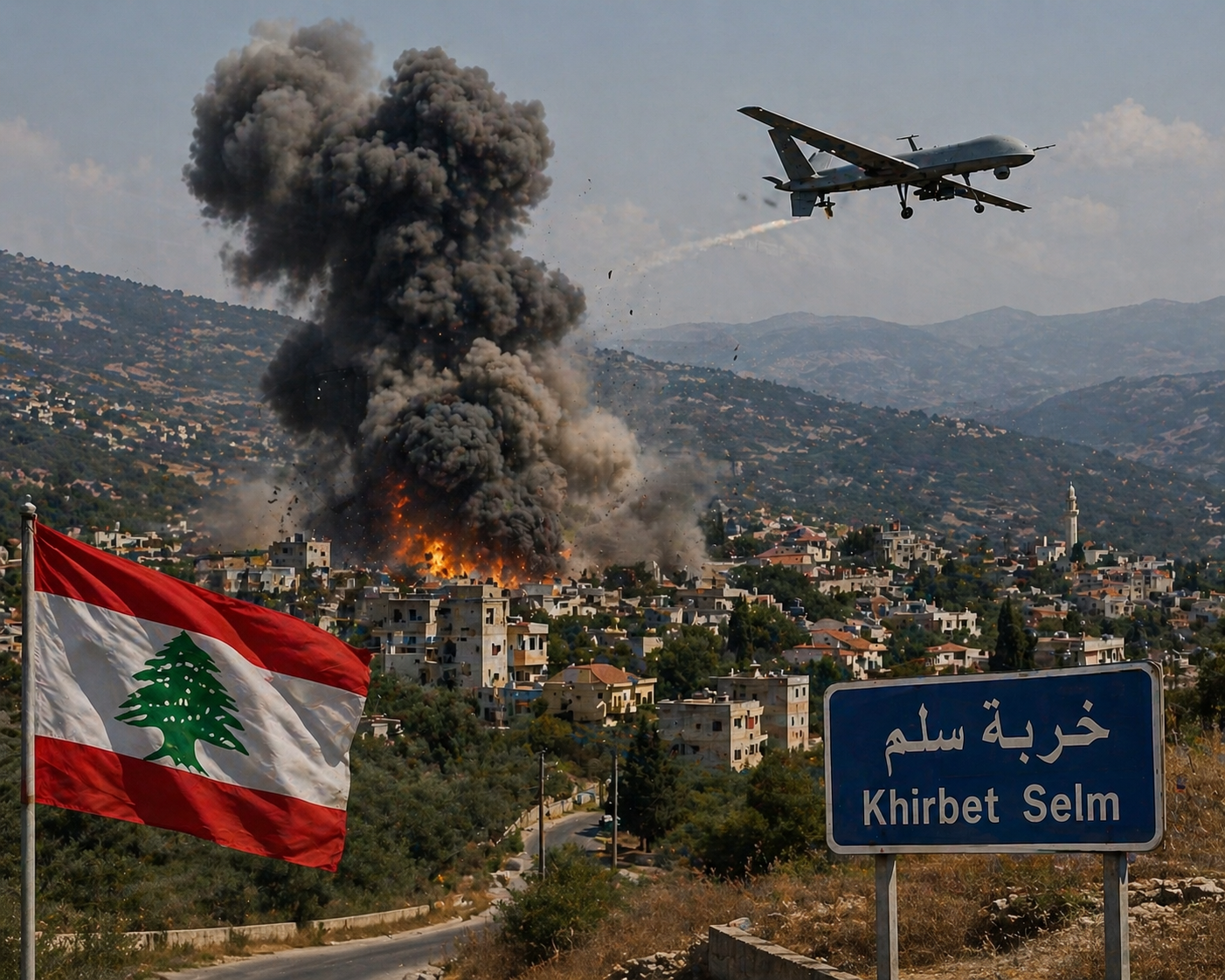 Israeli Drone Strike Hits Southern Lebanon