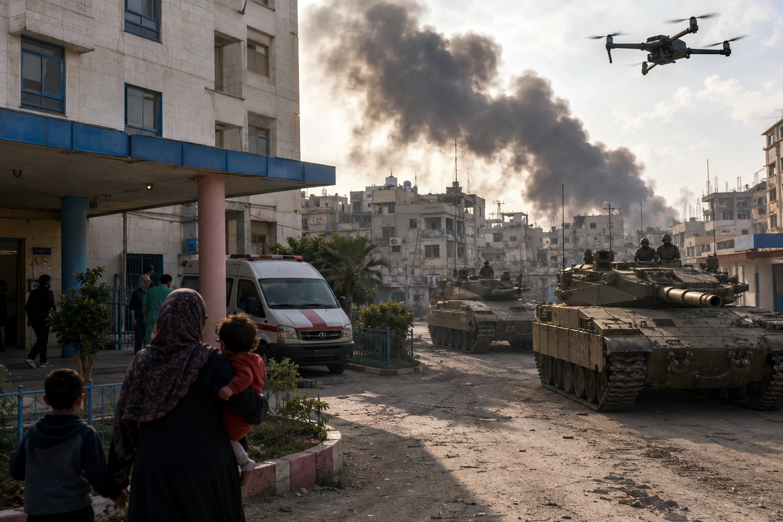 Israeli Forces Reportedly Open Fire Near Gaza Children’s Hospital