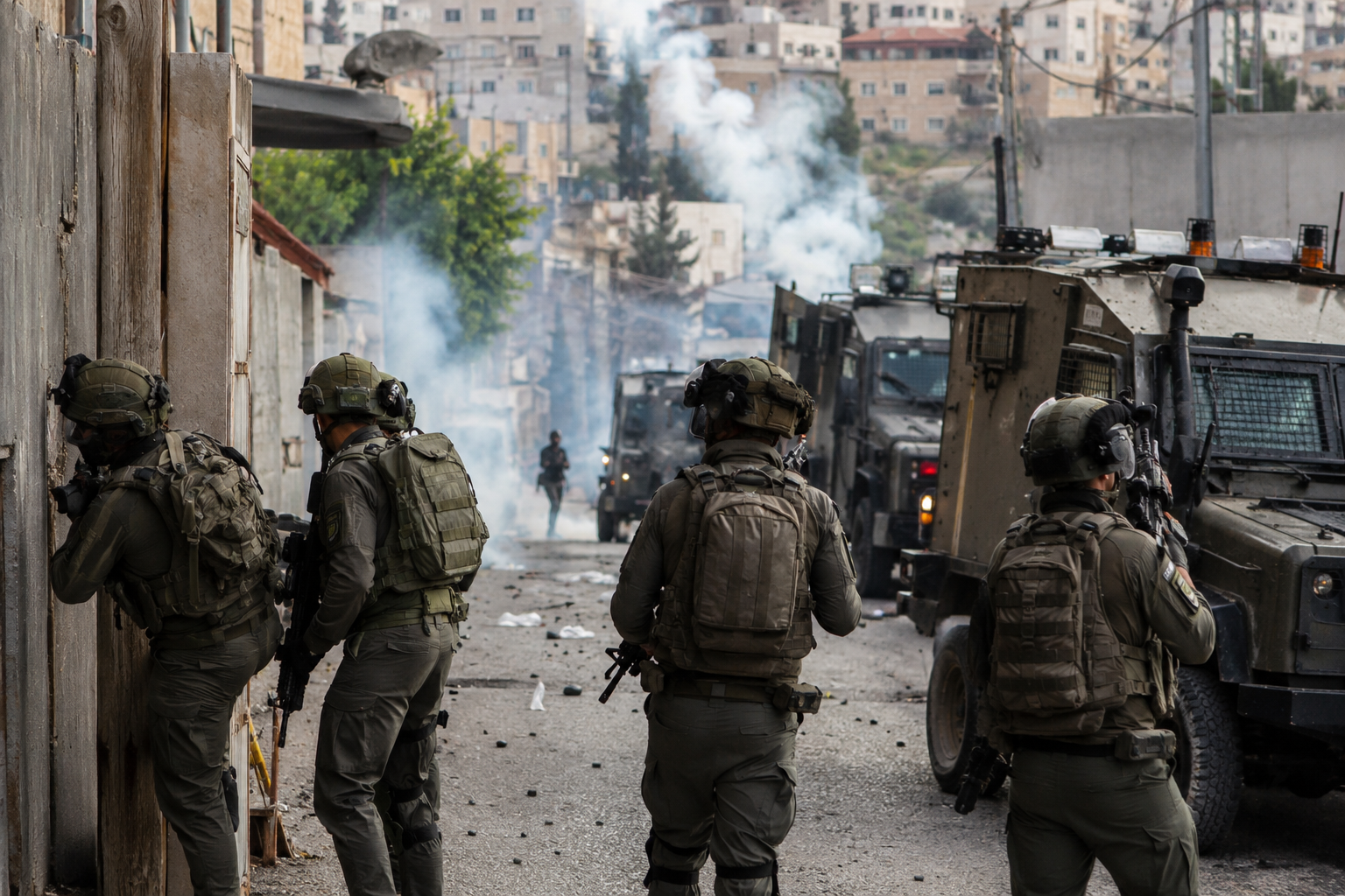 Israeli Forces Send More Troops to Qalandiya Refugee Camp During Raid