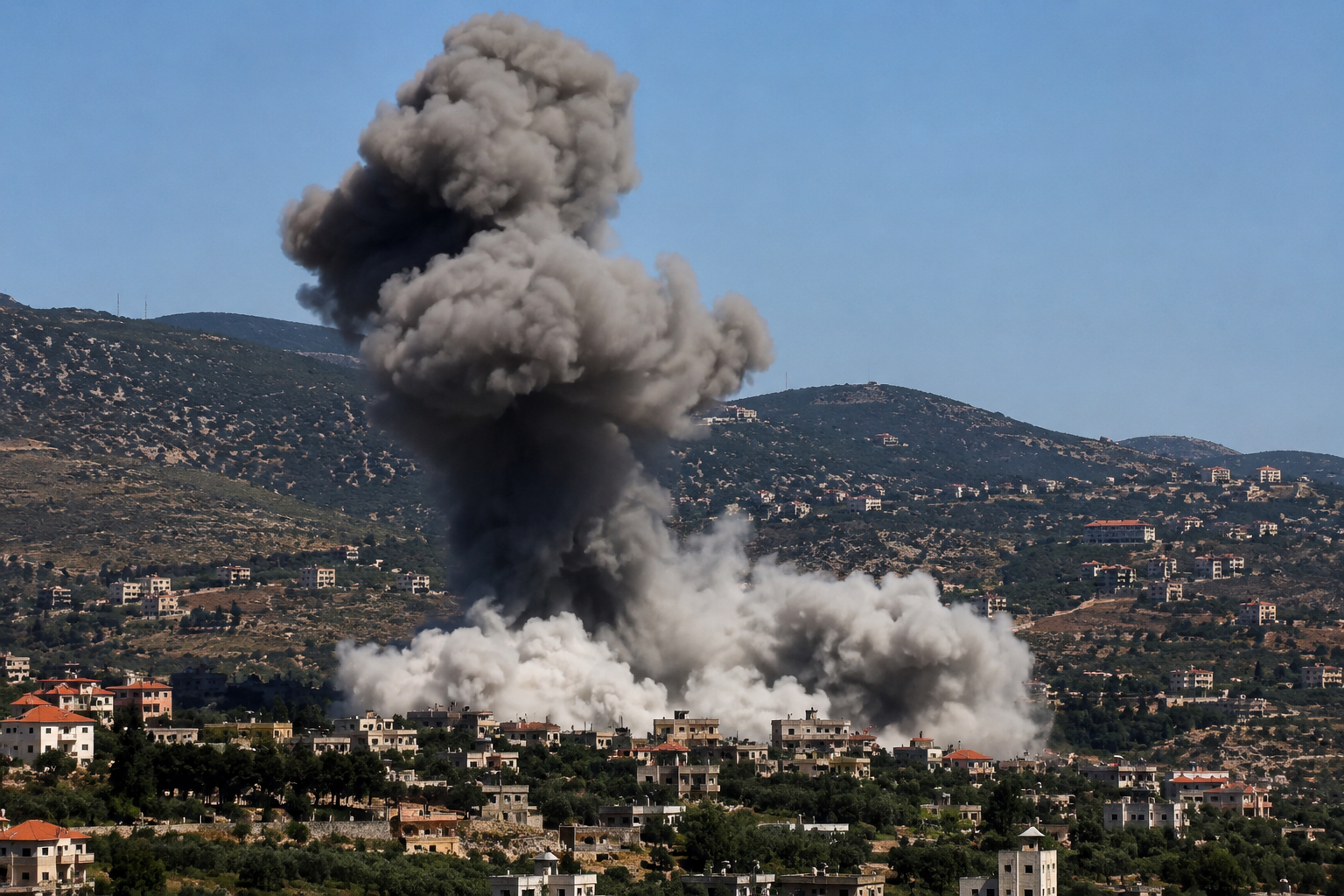 Israeli Strikes in Lebanon as Border Fighting Continues