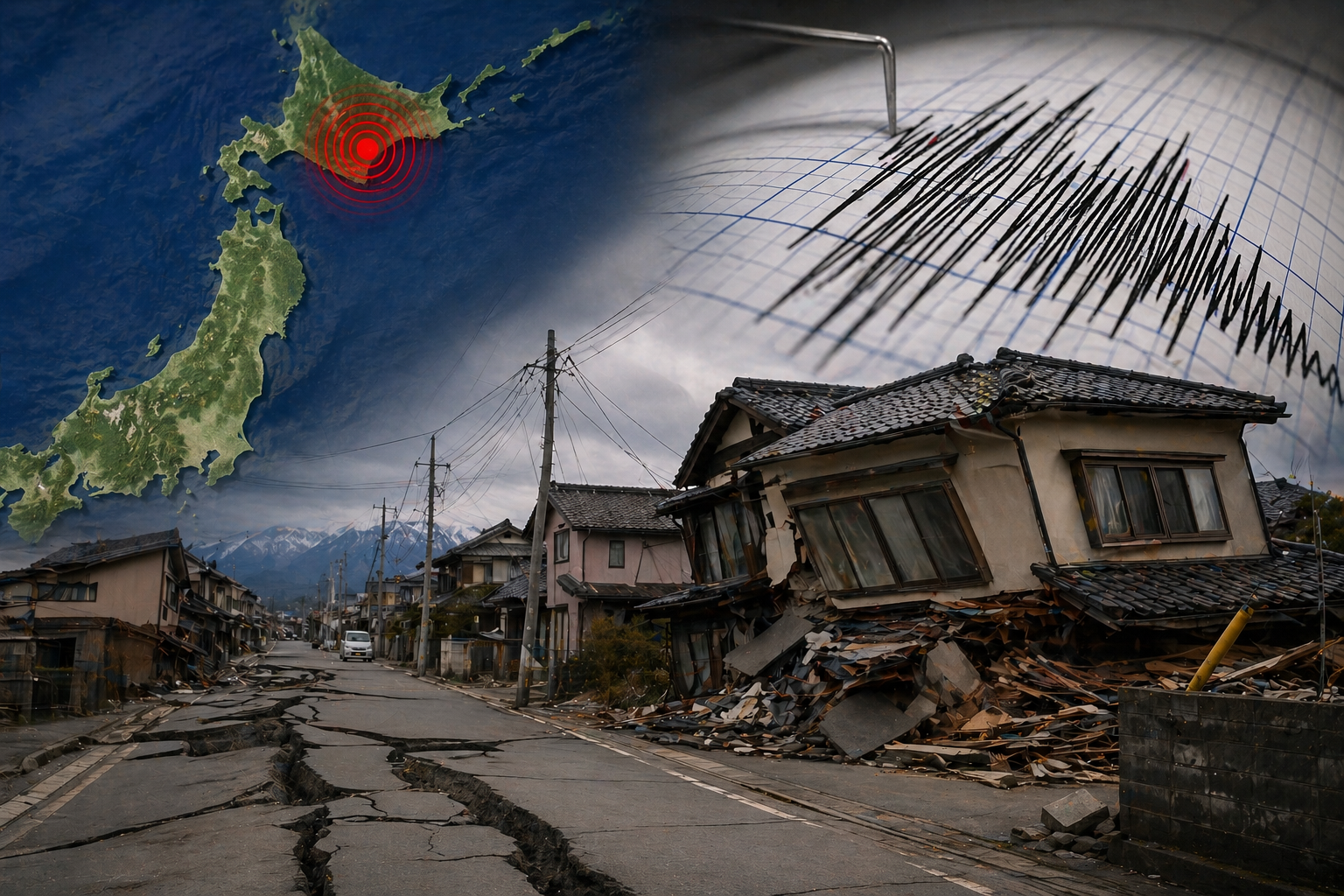 Japan Hit by Earthquake