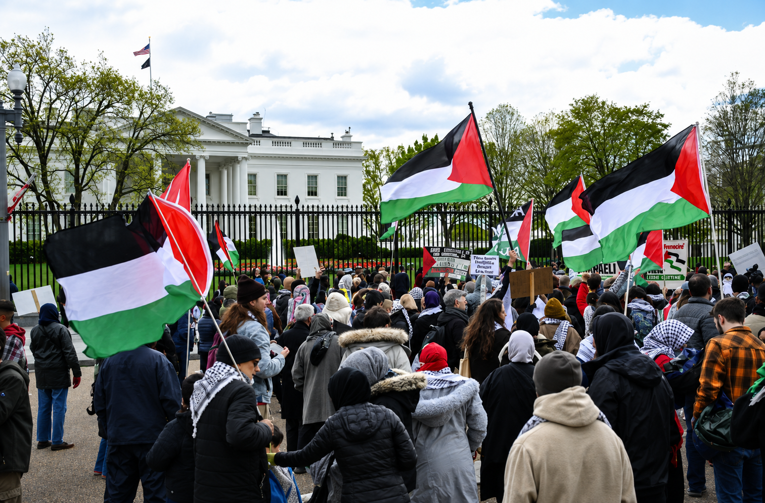 Protesters in Washington Demand Netanyahu’s Arrest During US Visit