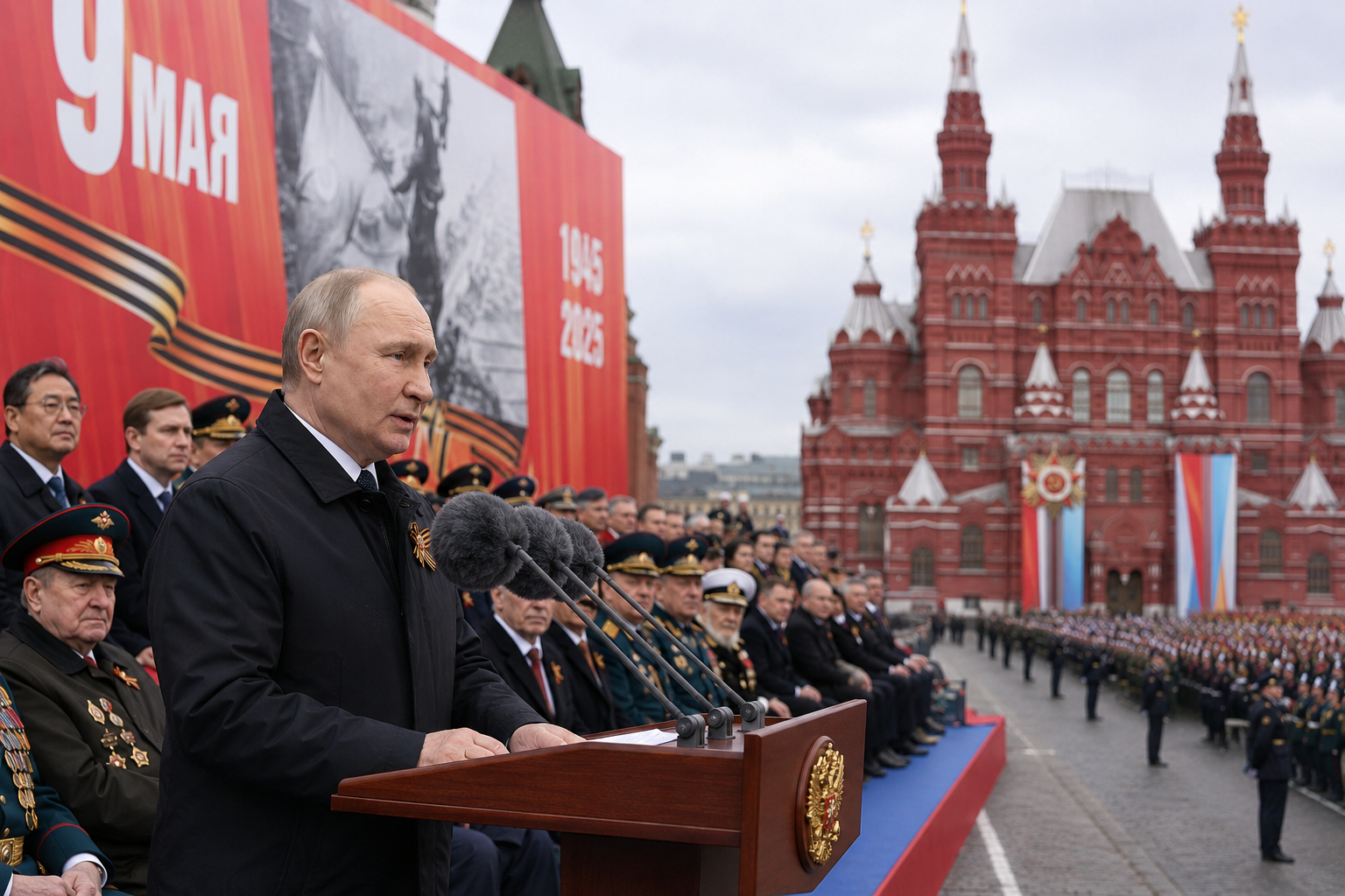 Putin Criticises NATO During Victory Day Parade