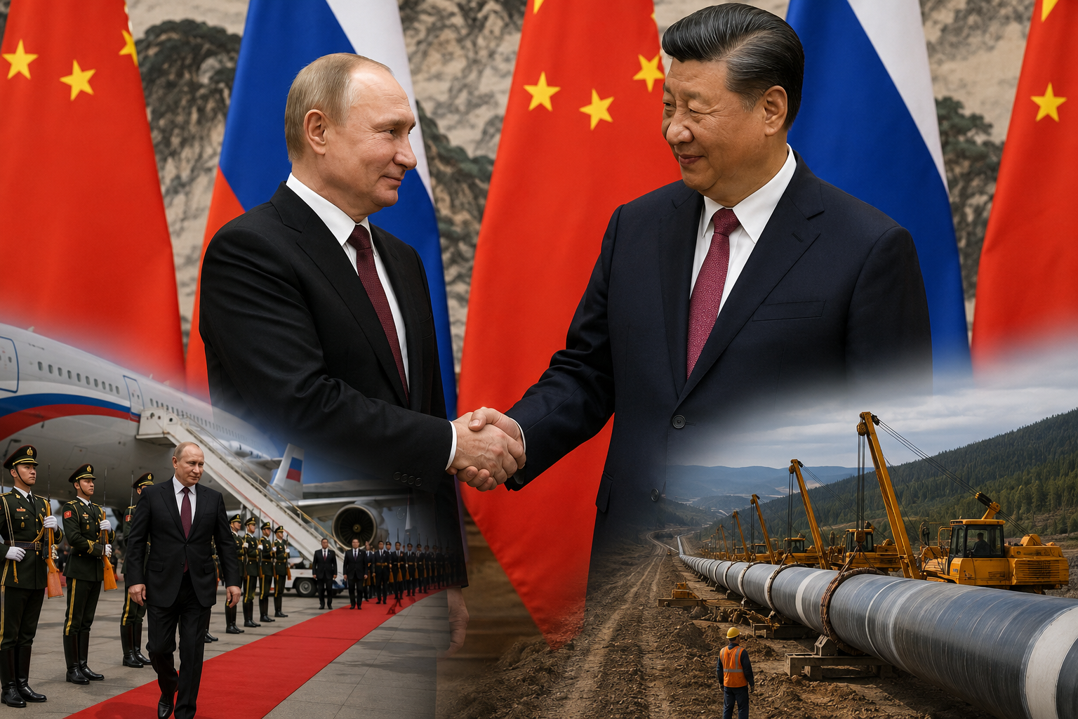 Putin Visits China for Energy and Security Talks After Trump’s Trip