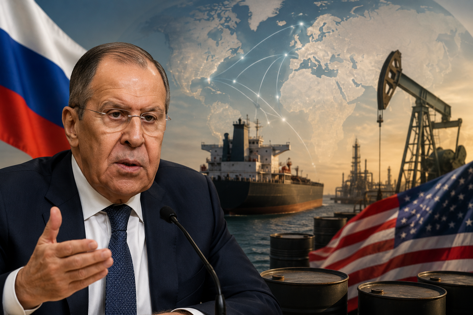 Sergey Lavrov Says US Wants More Control Over Global Energy Market