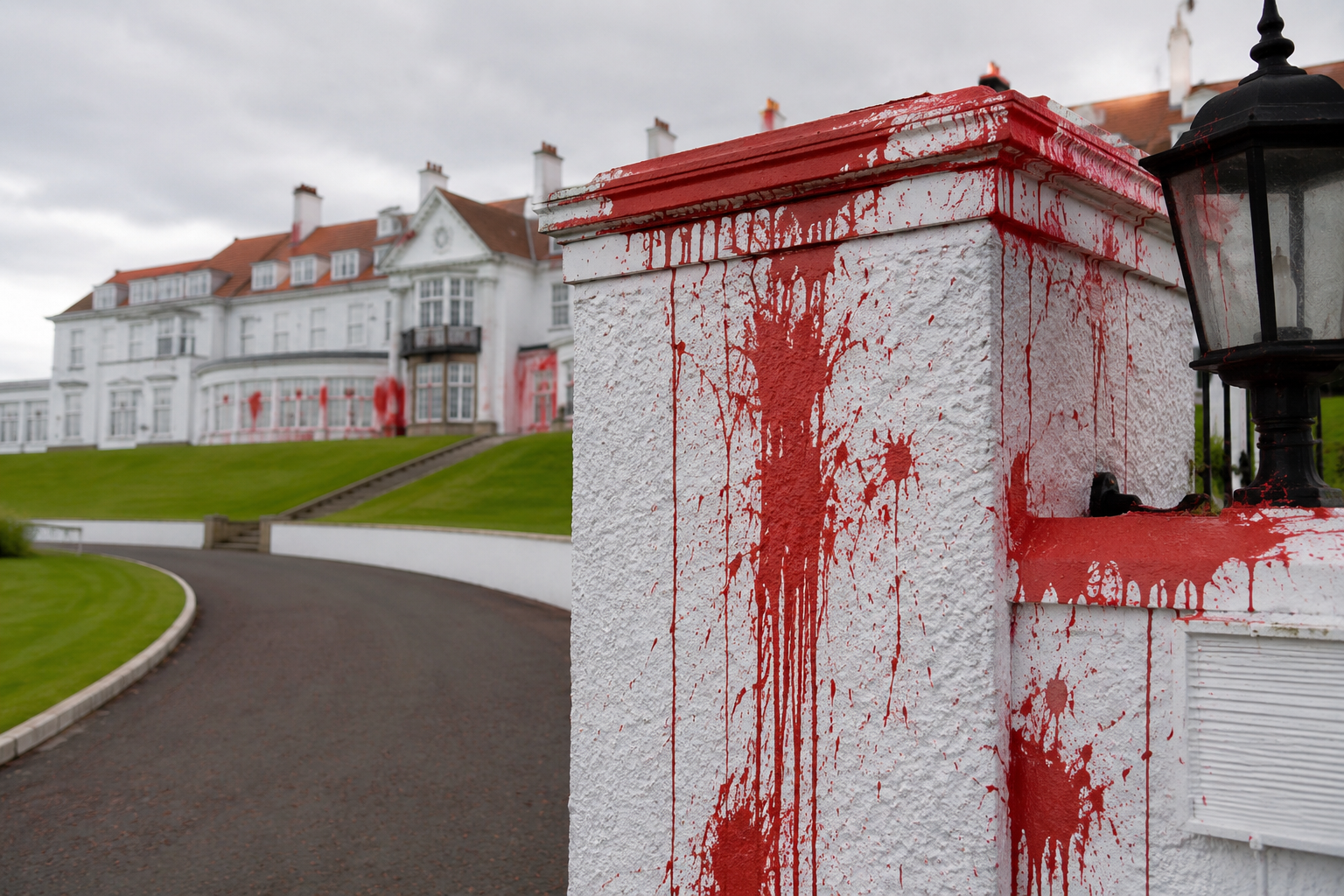 Seven Charged With “Terrorist Connection” After Trump Turnberry Golf Resort Protest