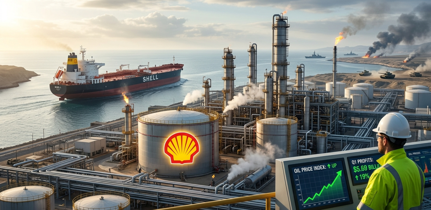 Shell Profit Rises as Iran War Boosts Oil Prices