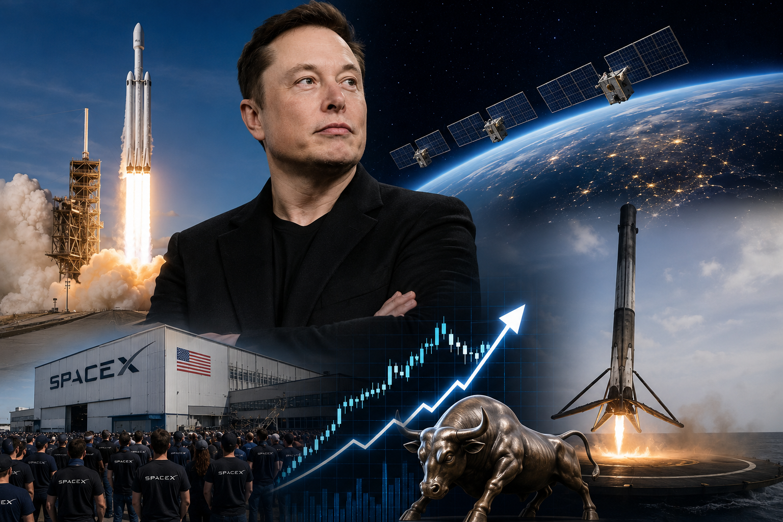 SpaceX Reveals Public Stock Offering Plans as Musk Eyes Historic Growth