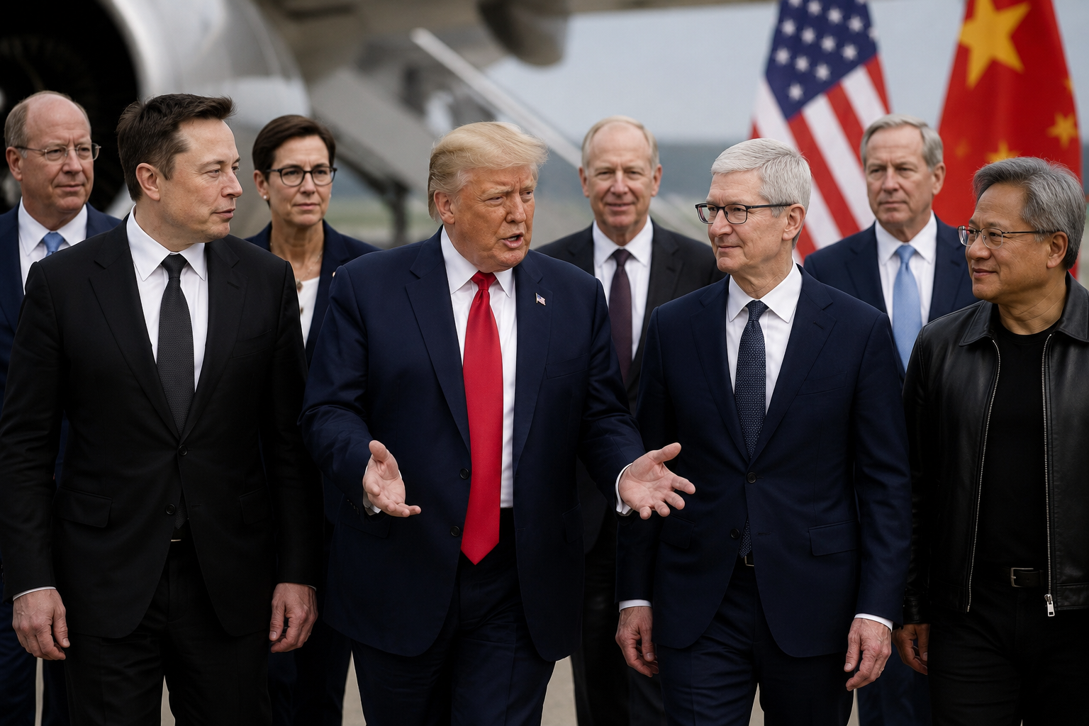 Top US CEOs Join Trump on China Visit