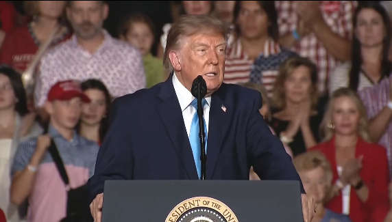Trump Addresses Nebraska Rally With Midterm Message, Iran War and Economy