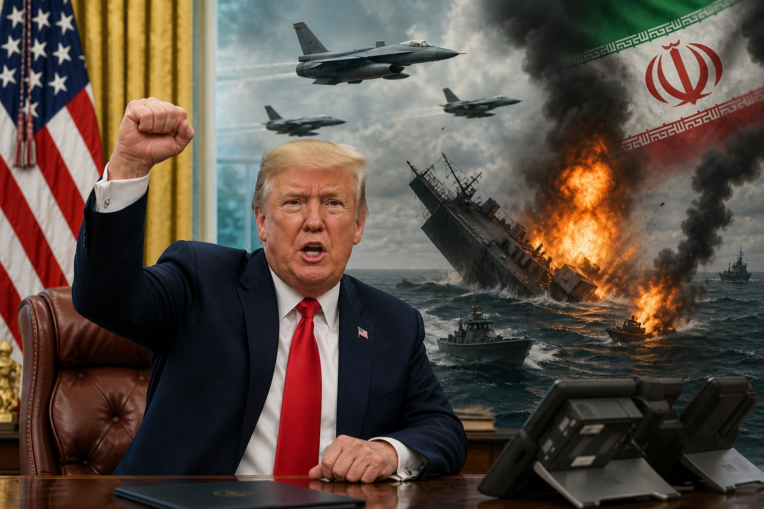 Trump Claims Major Victory Over Iran’s Military