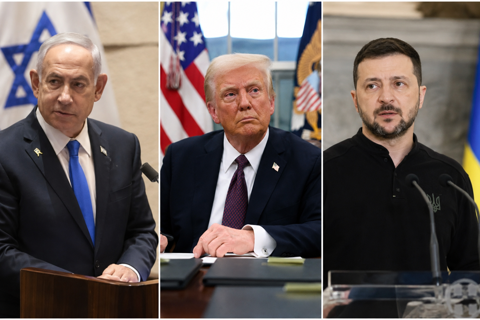 Trump Meets Zelensky and Netanyahu as Ukraine and Iran Conflicts Continue