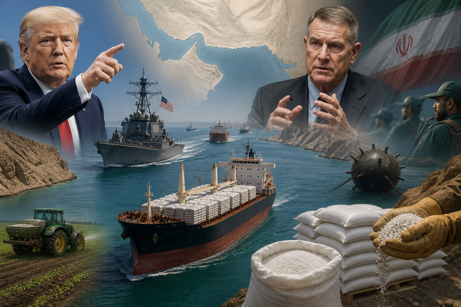 Trump Plan to Free Hormuz Ships May Ease Fertiliser Crisis