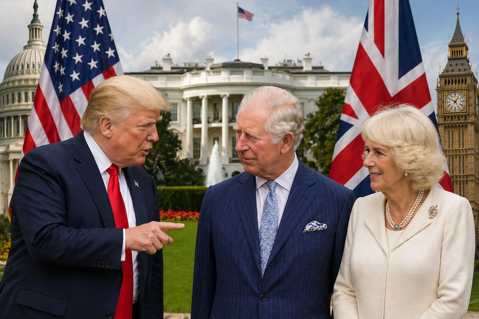 Trump Says King Charles Visit Could Improve US-UK Relations