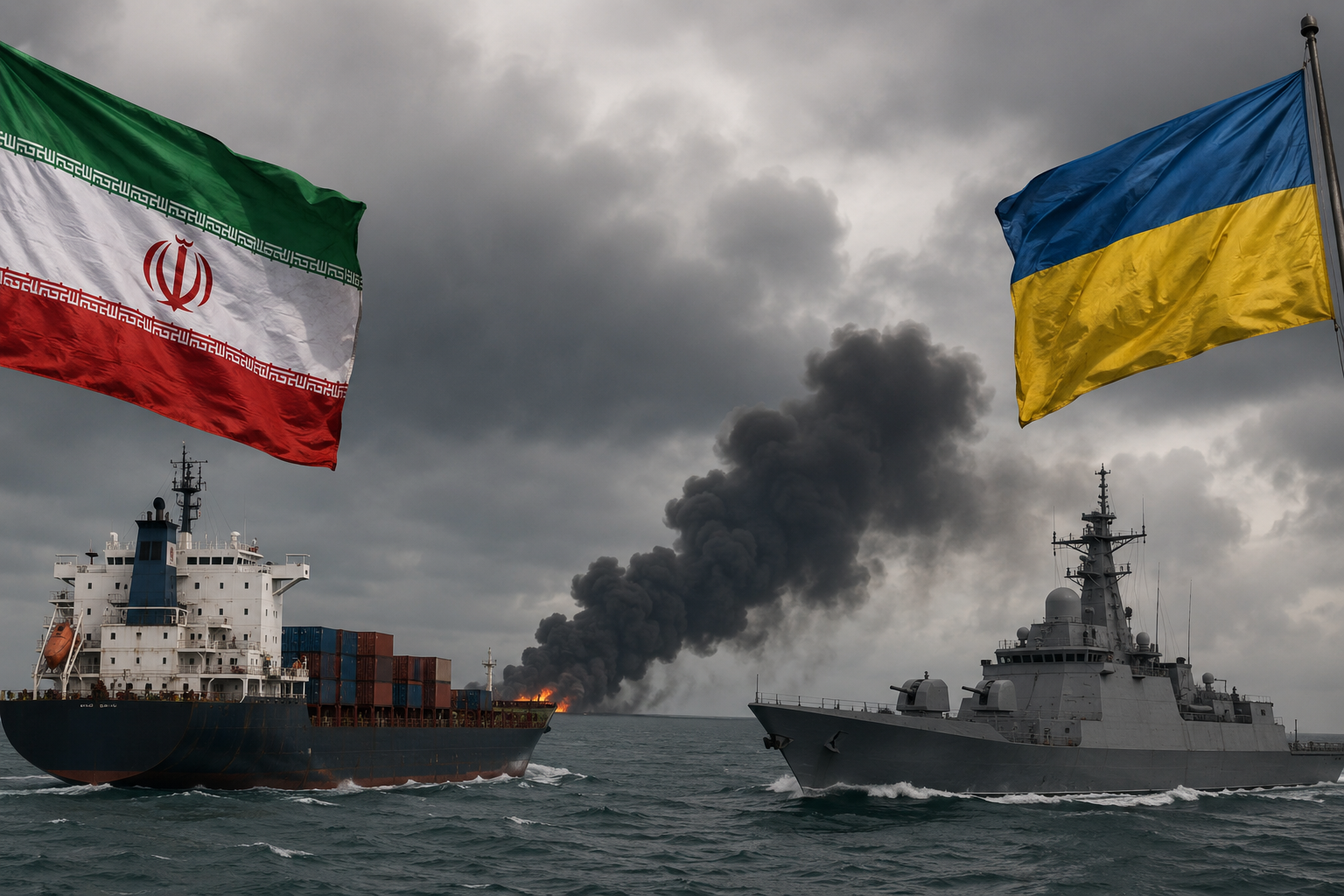 Ukraine and Iran Face Rising Tensions After Disputed Caspian Sea Attack Claim