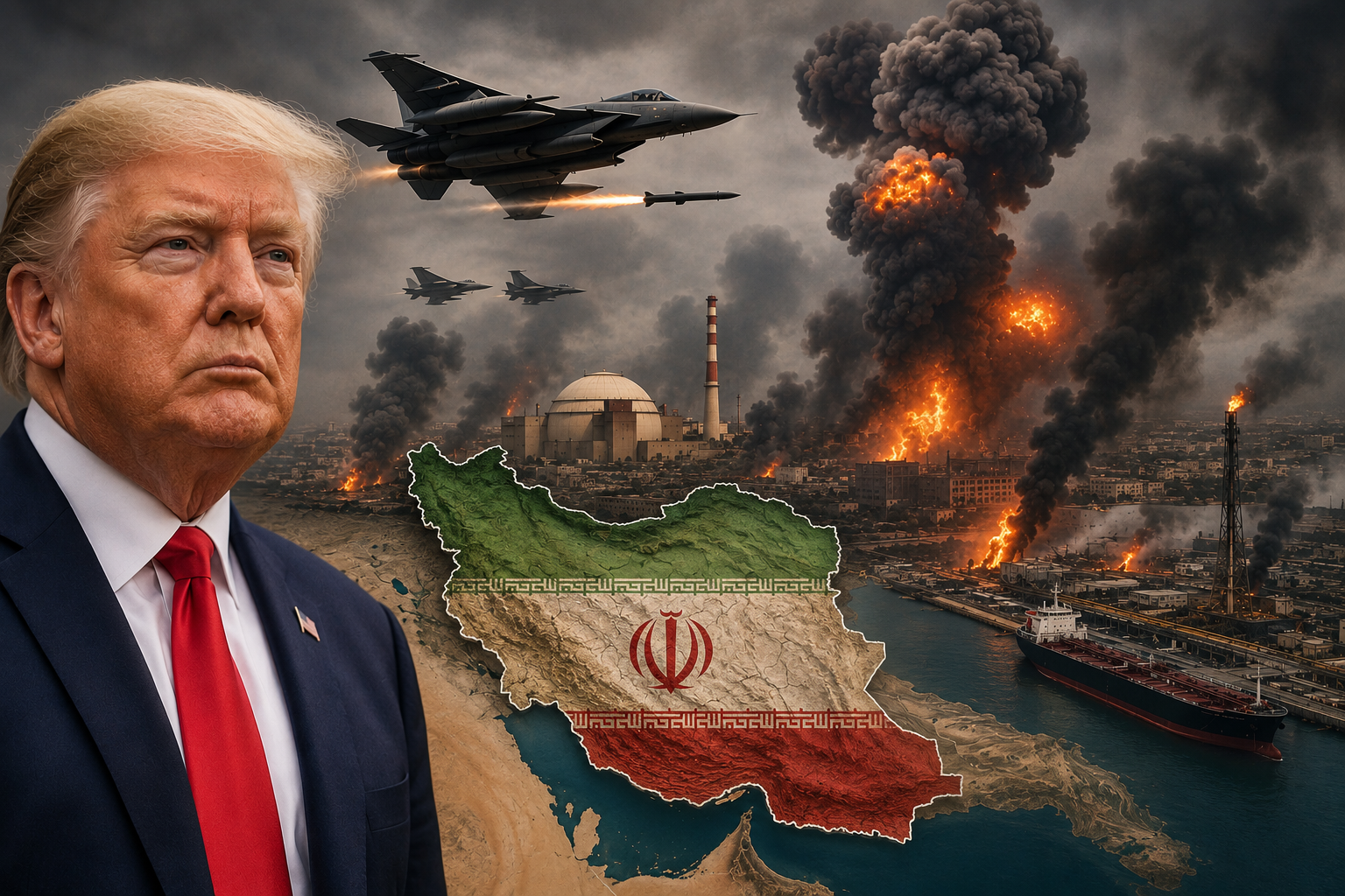 US Airstrikes Hit Several Areas Across Iran as Tensions Continue to Rise