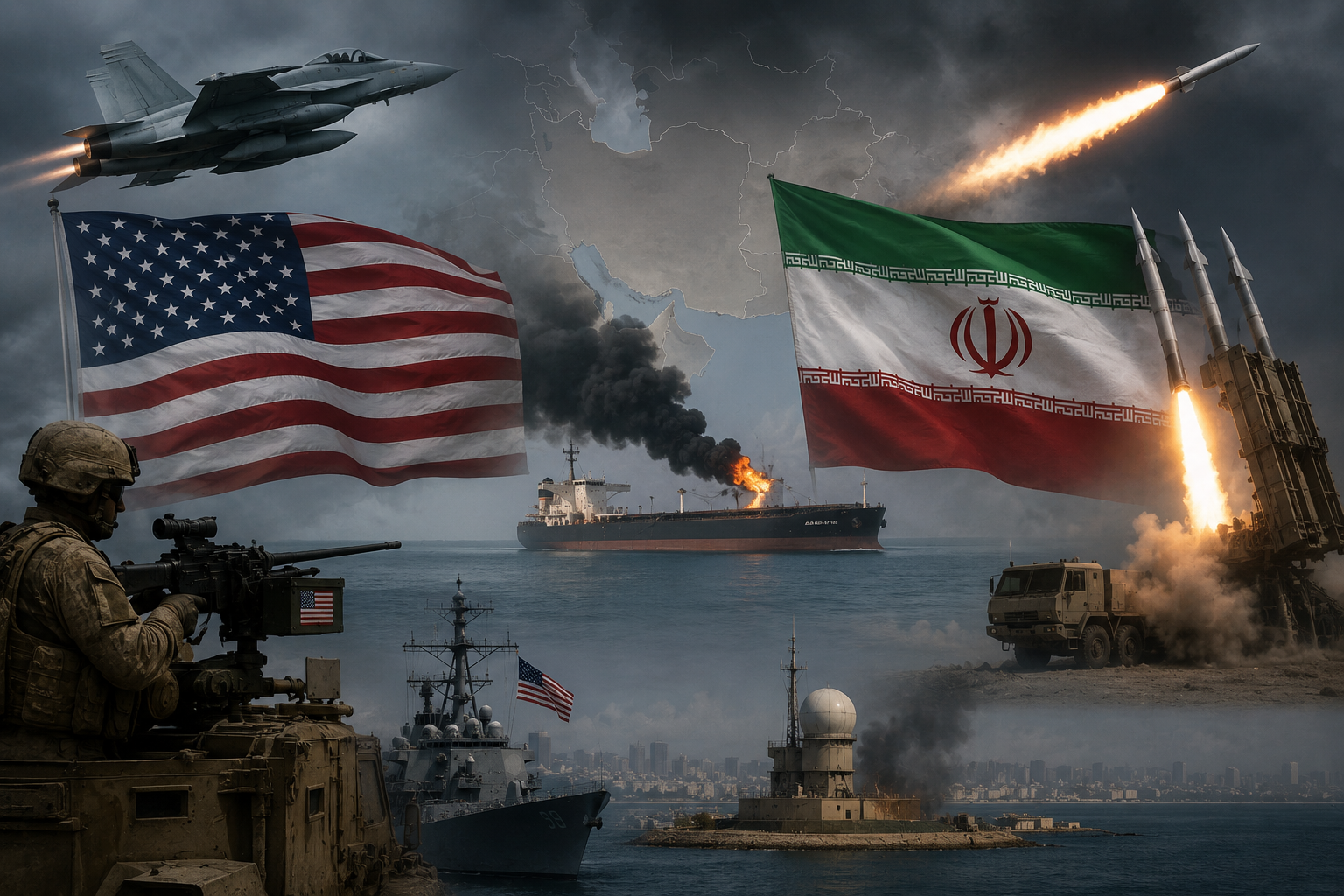 US-Iran Conflict Escalates as Strikes Reported Near Qeshm Island