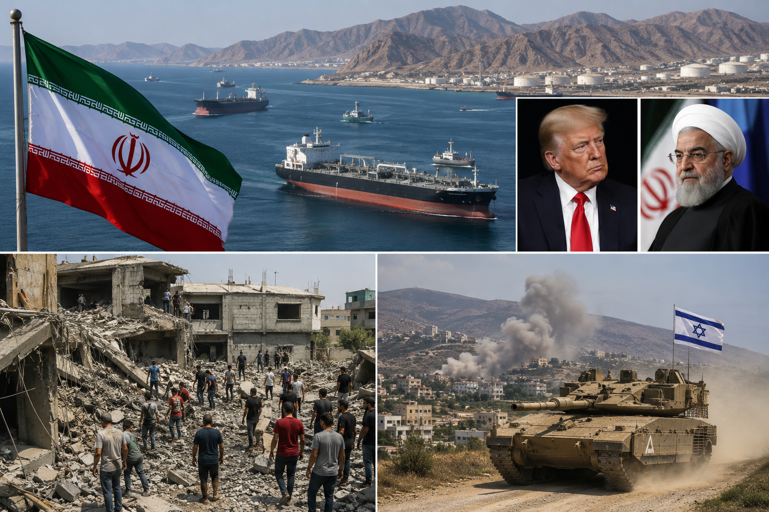 US-Iran Peace Deal May Reopen Hormuz as Fighting Continues in Lebanon