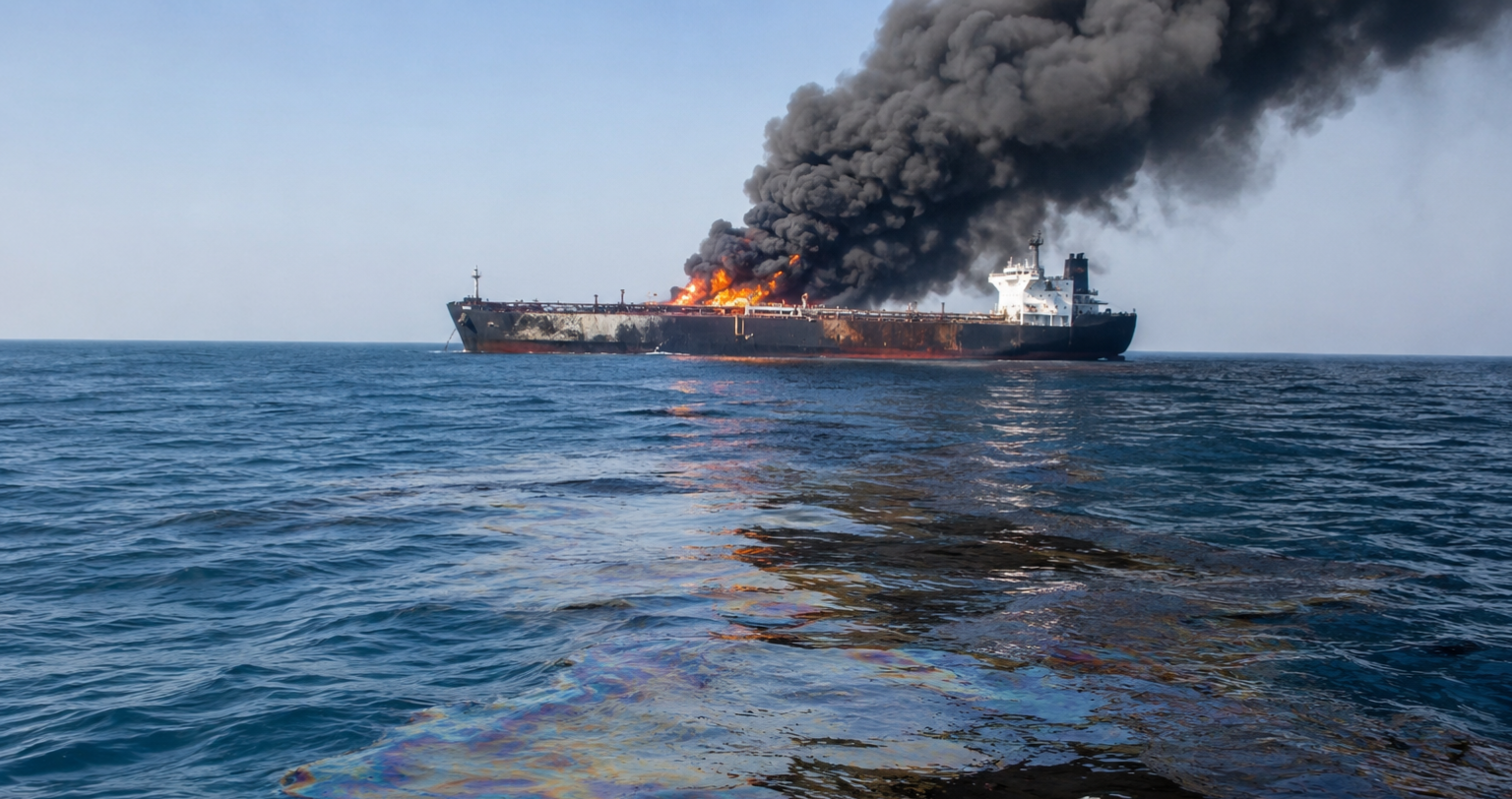 US-Iran War Raises Risk of Major Oil Spill in Gulf