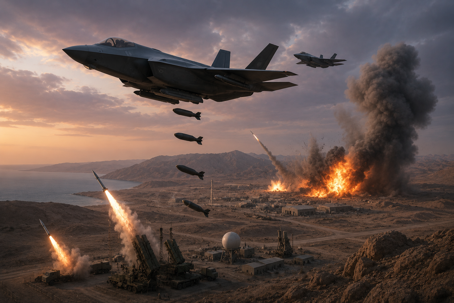 US Launches Fresh Air Strikes on Southern Iran Amid Tense Peace Talks