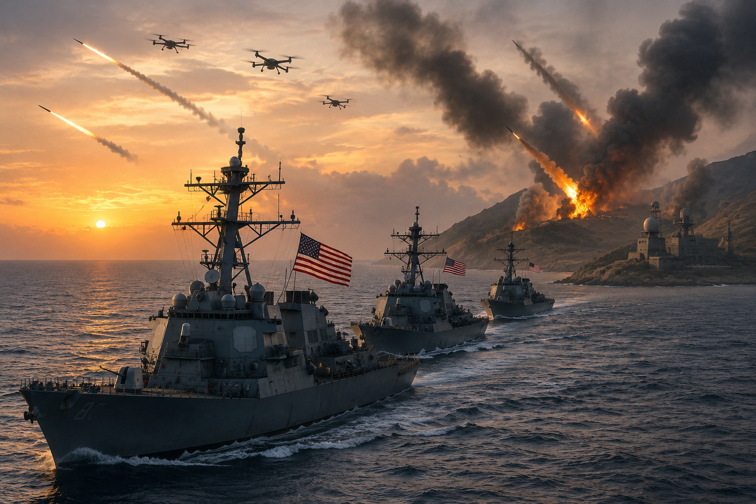 US Says It Hit Iranian Military Sites After Naval Clash