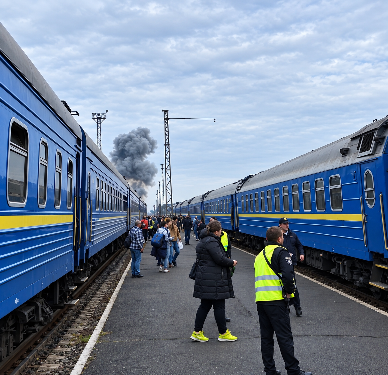 Was a Train Carrying European Officials Targeted by a Russian Drone Near Poland?