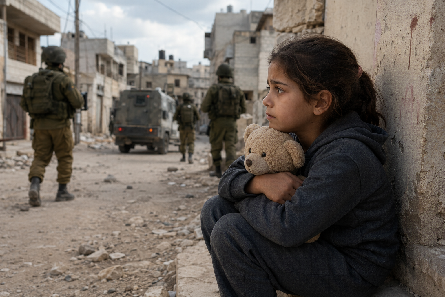 West Bank Children Living in Fear as Military Raids Continue