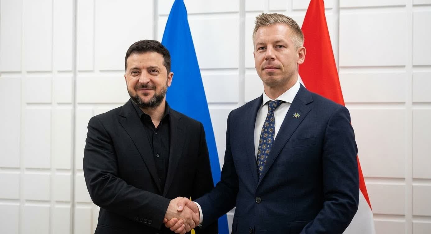Zelenskyy and Péter Magyar meet for the first time in Brussels and discuss closer ties and support for Ukraine.